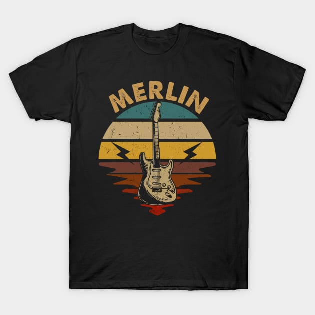 Proud To Be Merlin Personalized Name Birthday T-Shirt by Gorilla Animal